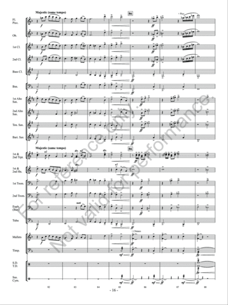 Auld Lang Syne Auld Lang Syne Concert Band scores gallery preview page 17