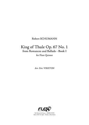 Book cover for King of Thule Op. 67 No. 1