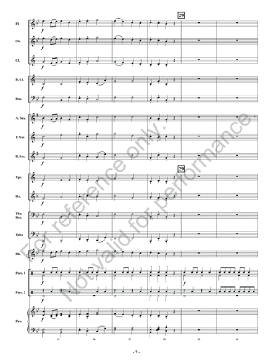 And Now, The Band! And Now, The Band! Concert Band scores gallery preview page 8