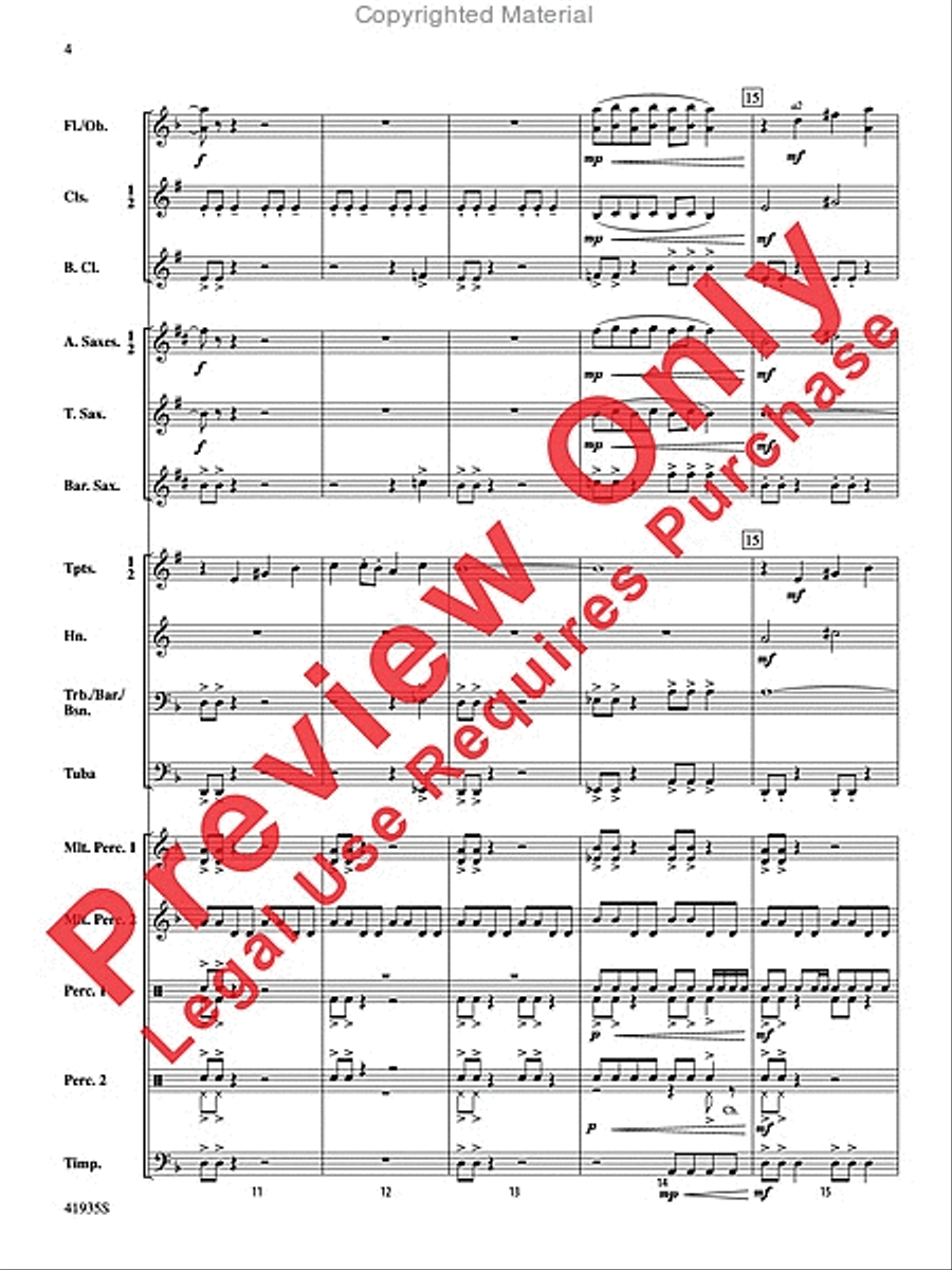 IronHeart Concert Band scores gallery preview page 4