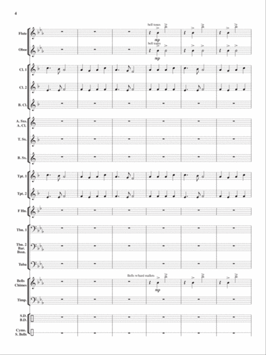 An Angelic Christmas An Angelic Christmas Concert Band scores gallery preview page 3