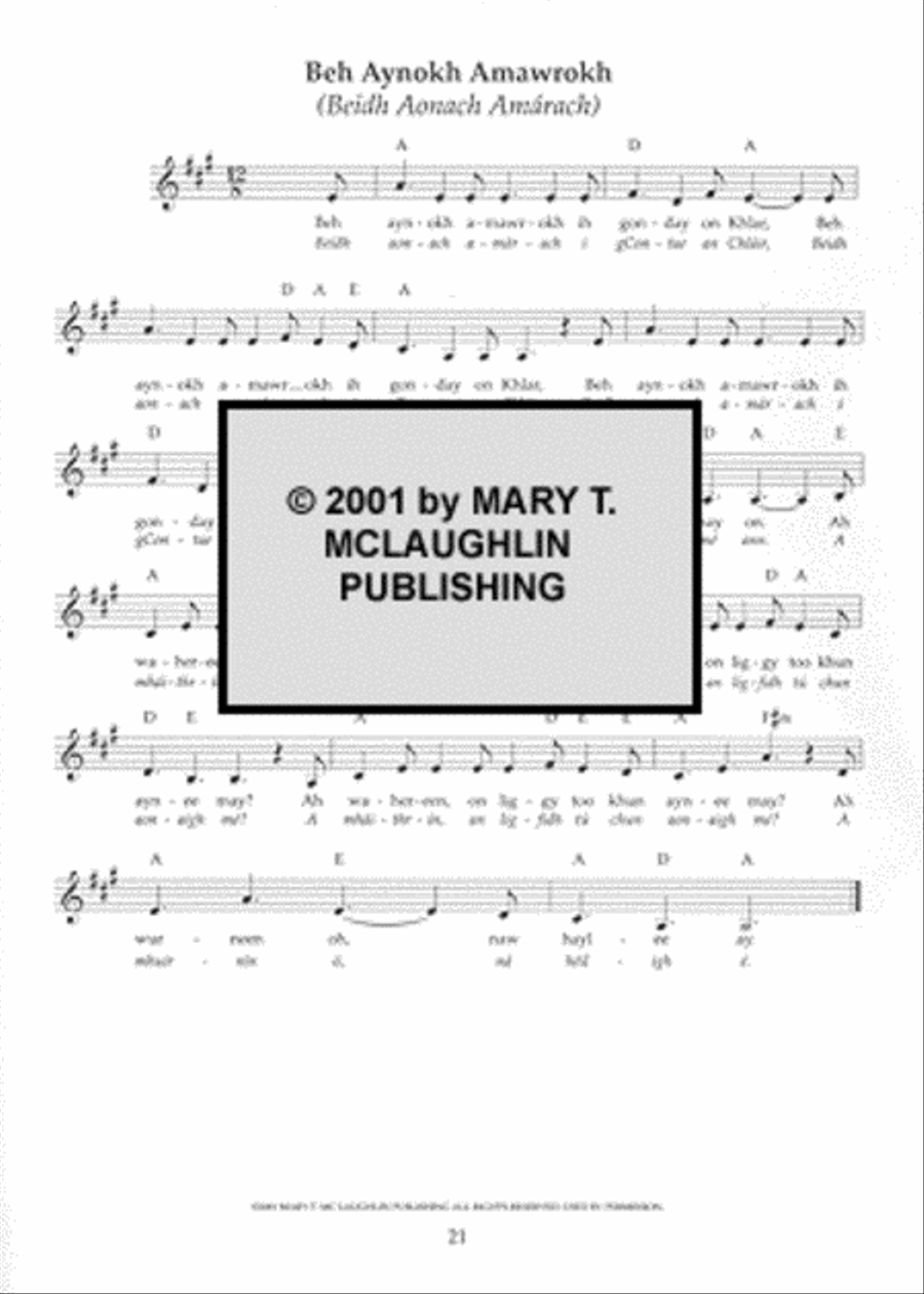 Singing in Irish Gaelic Voice scores gallery preview page 2