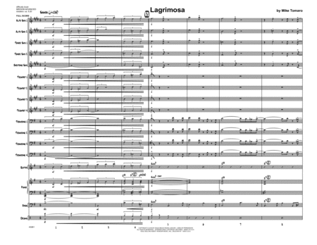 Lagrimosa - Full Score