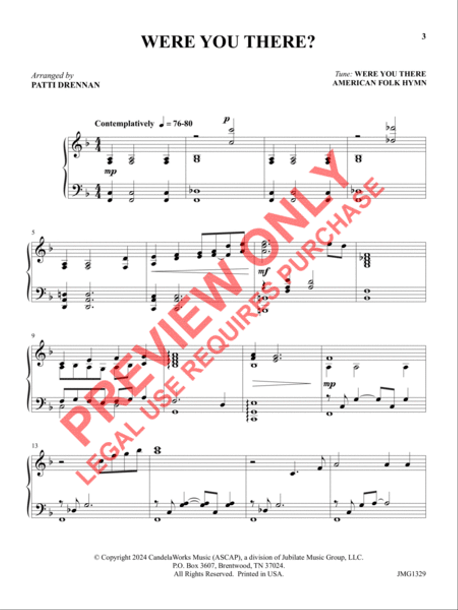 Portraits of the Passion Portraits of the Passion Piano Solo scores gallery preview page 2