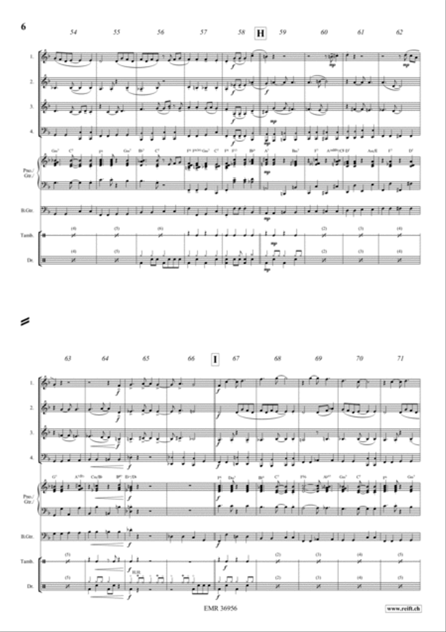 I Got Rhythm Woodwind Quartet scores gallery preview page 5