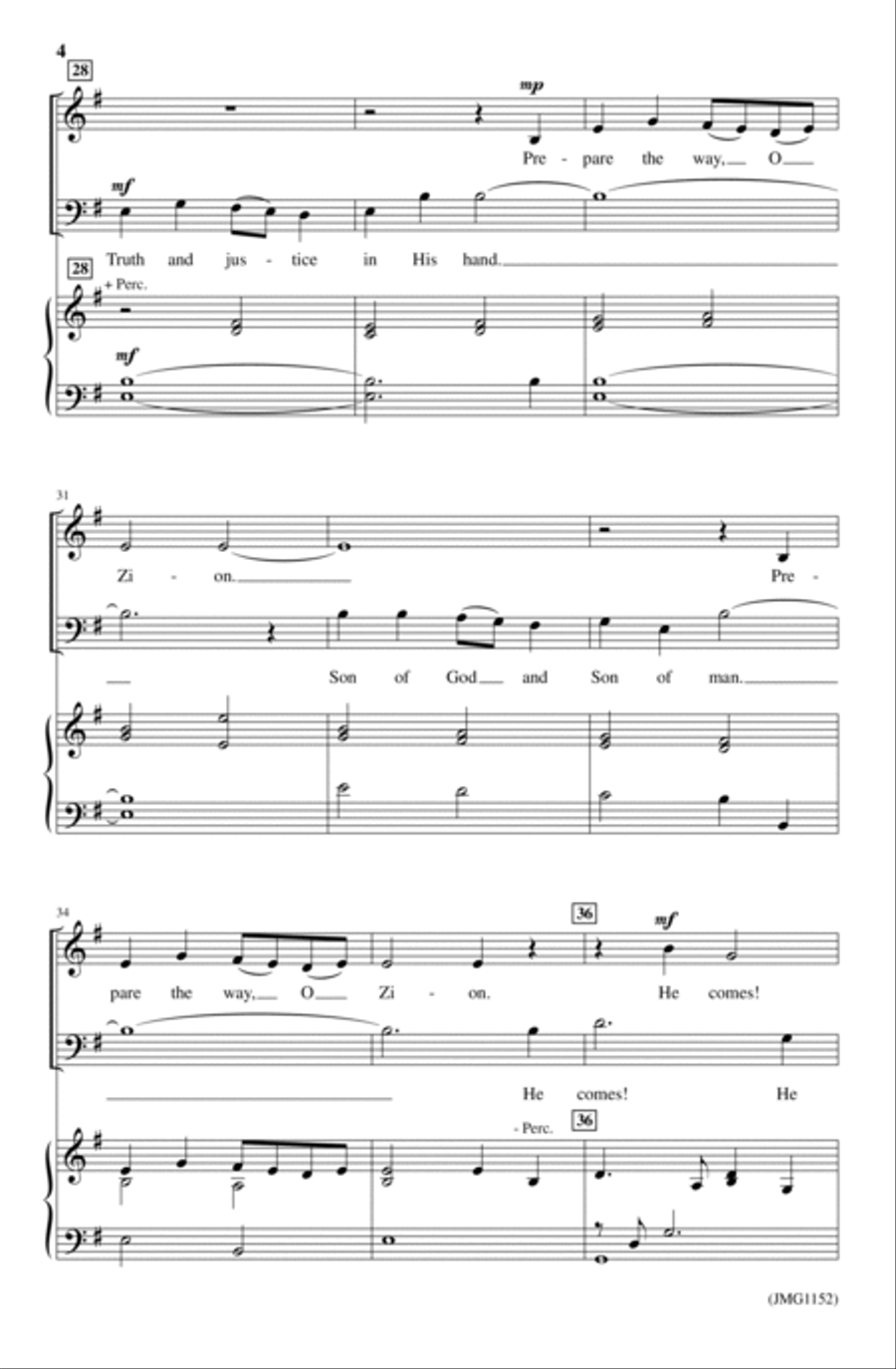 Advent Echo Carol 3-Part scores gallery preview page 3