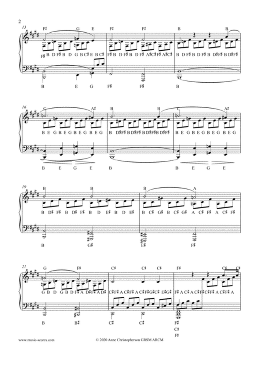Moonlight Sonata - 1st movement - original version with note names image number null