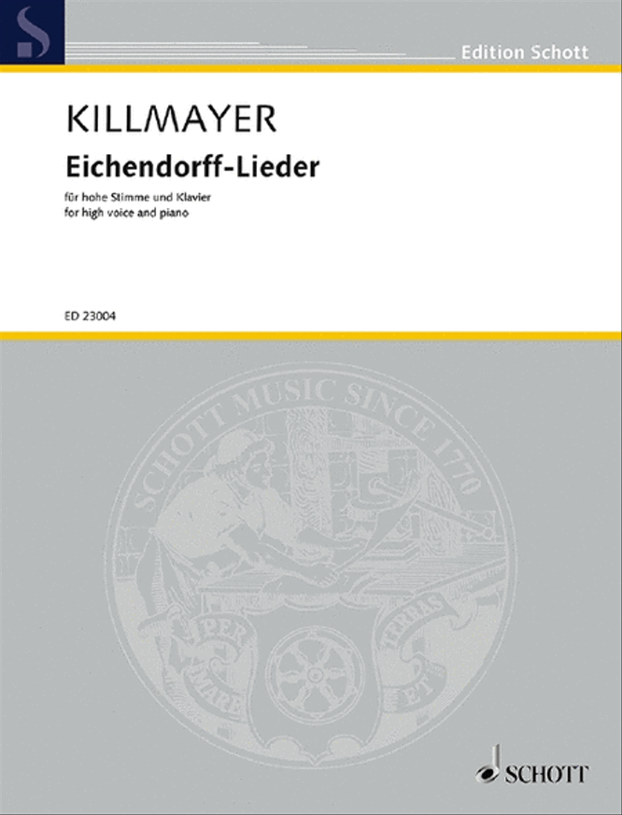 Eichendorff-Lieder High Voice scores gallery preview page 1