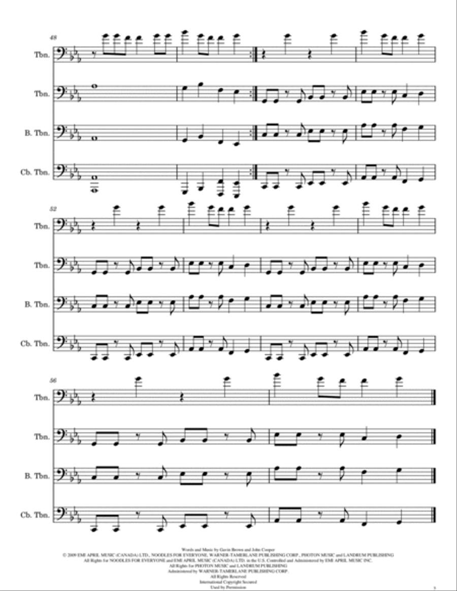 Monster Monster Trombone scores gallery preview page 5