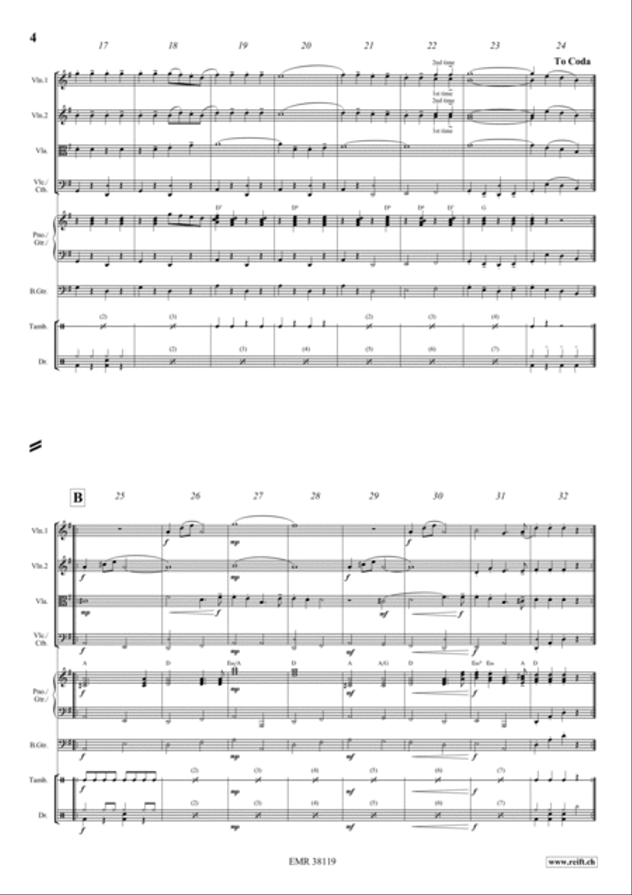 Zillertaler Hochzeitsmarsch Cello scores gallery preview page 3