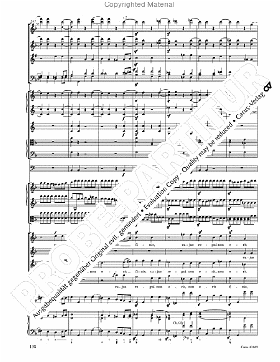 Missa solemnis Missa solemnis 4-Part scores gallery preview page 154