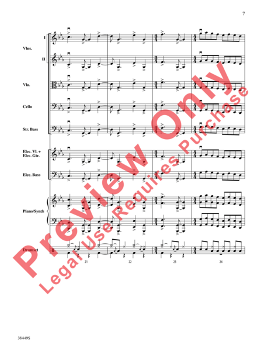 Requiem (The Fifth) String Orchestra scores gallery preview page 8