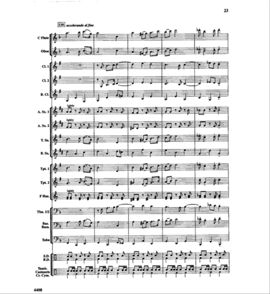 Escapada Escapada Concert Band scores gallery preview page 24