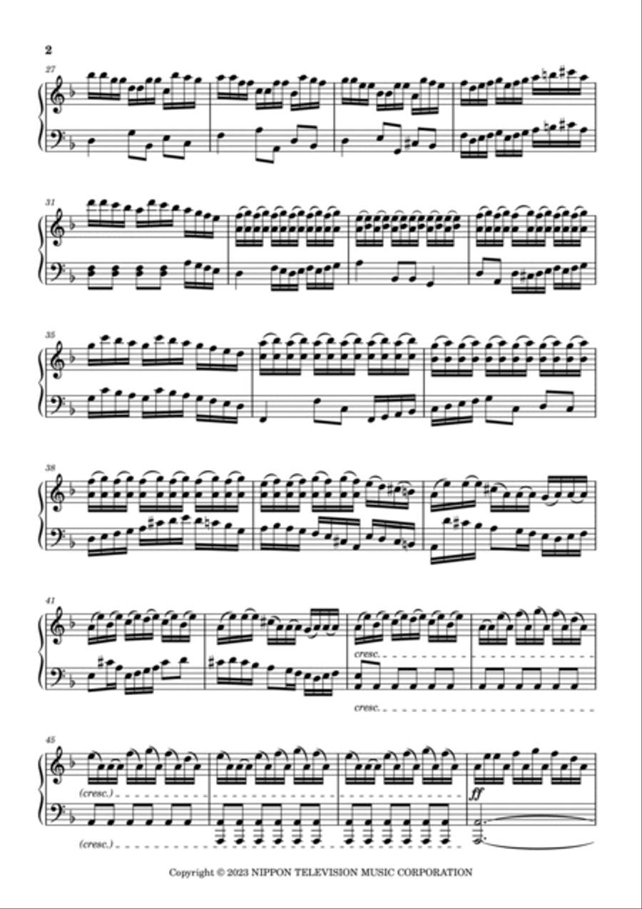 In The Palace - Agitato In The Palace - Agitato Piano Solo scores gallery preview page 2