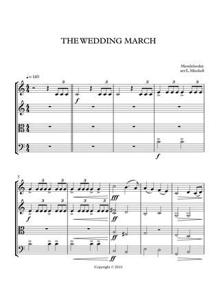 Book cover for THE WEDDING MARCH