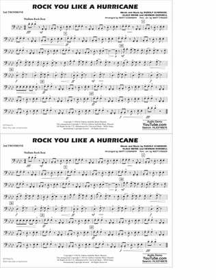 Rock You Like A Hurricane (arr. Conaway/Finger) - 2nd Trombone