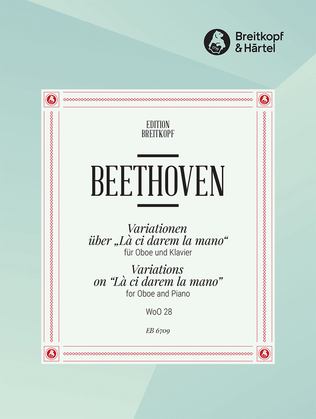 Book cover for Variations on "La ci darem la mano" from Mozart's "Don Giovanni" WoO 28