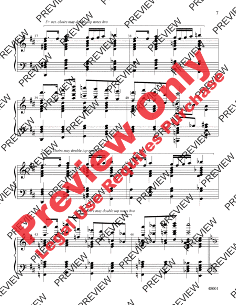 Jubilate Deo Handbell Choir scores gallery preview page 7