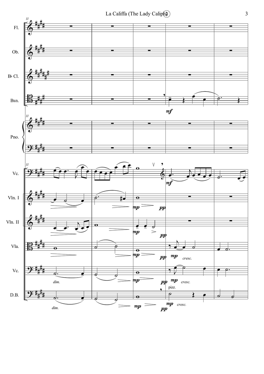 La Califfa Chamber Orchestra scores gallery preview page 4