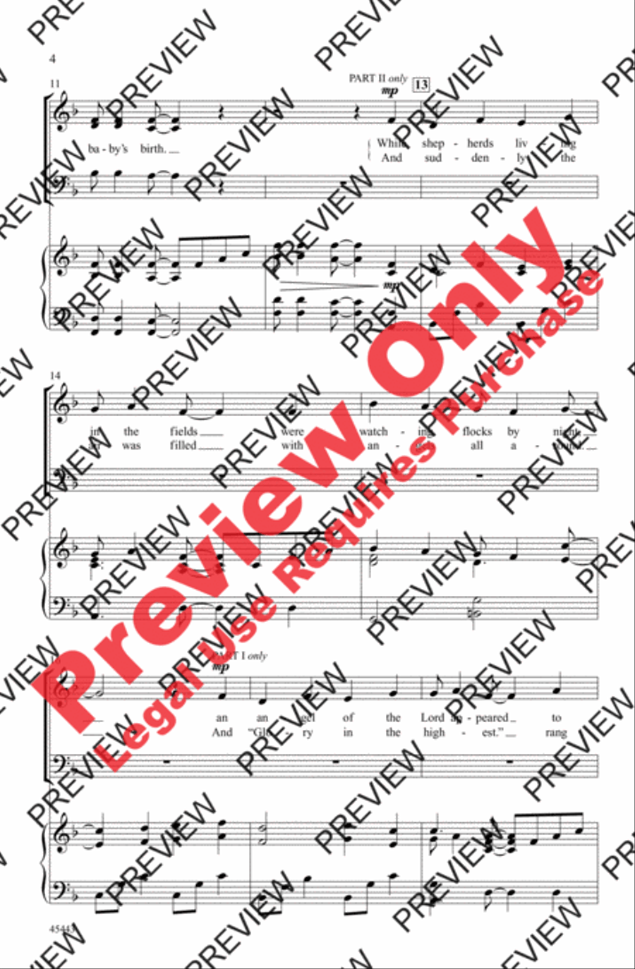 Sing with the Angels 3-Part scores gallery preview page 4