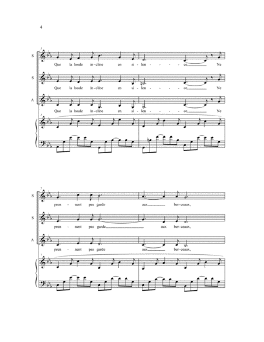 Les berceaux SSA scores gallery preview page 3