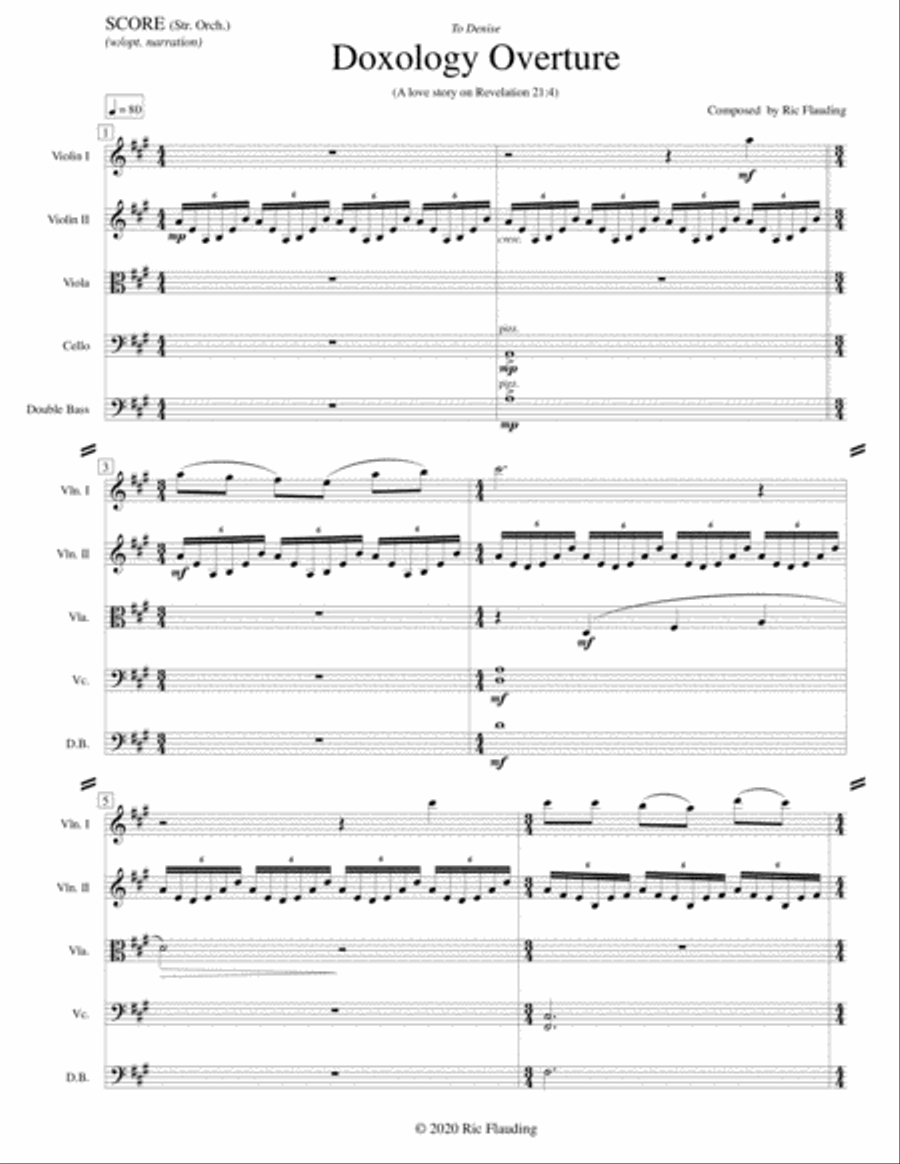 Doxology Overture (String Orchestra) String Orchestra scores gallery preview page 2
