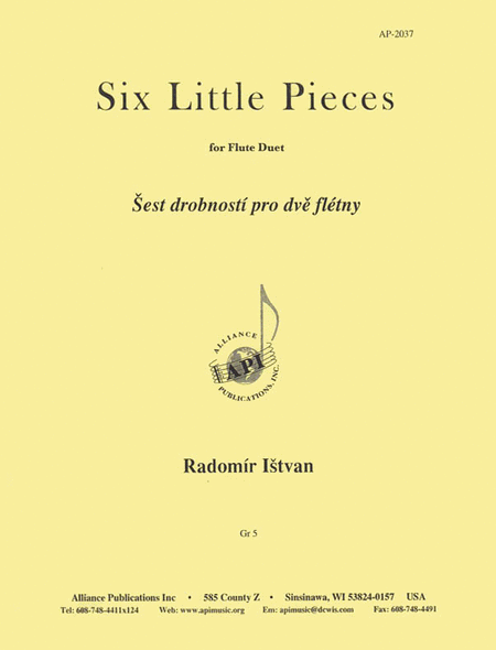 Six Little Pieces For 2 Flutes -
