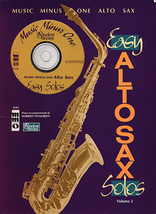 Book cover for Easy Alto Sax Solos - Volume 2