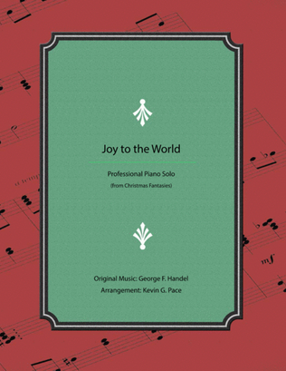 Book cover for Joy to the World - Professional Piano Solo