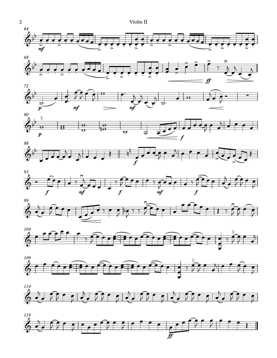 Under The Sea String Quartet scores gallery preview page 4