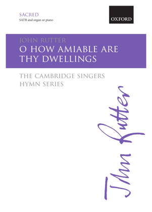 Book cover for O how amiable are thy dwellings