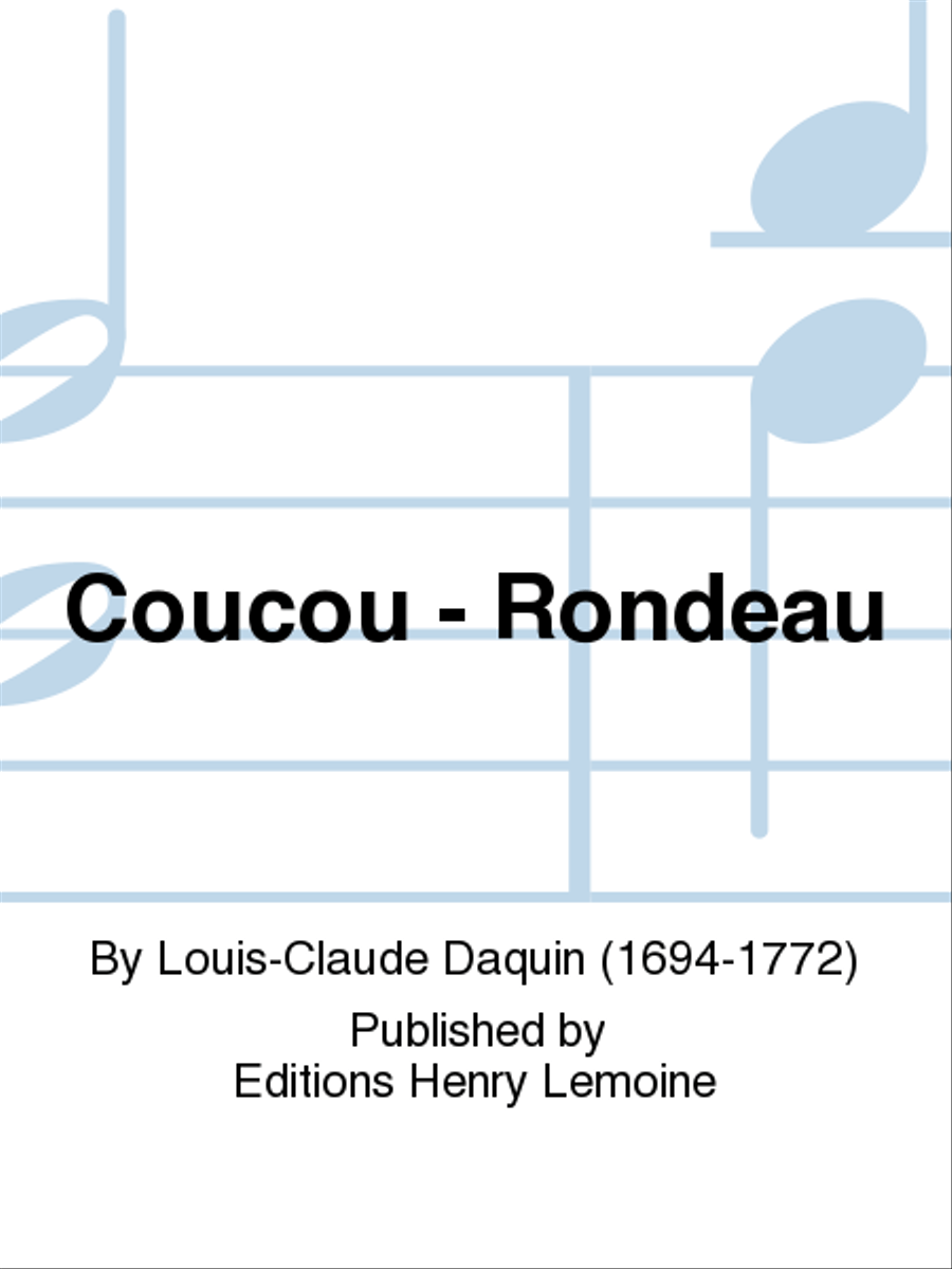 Coucou - Rondeau Piano Solo scores gallery preview page 1