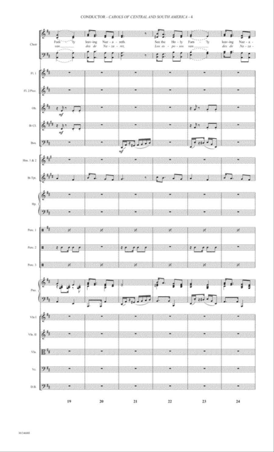 International Carol Suites: Carols of the Americas - Orchestra Score Full Orchestra scores gallery preview page 6