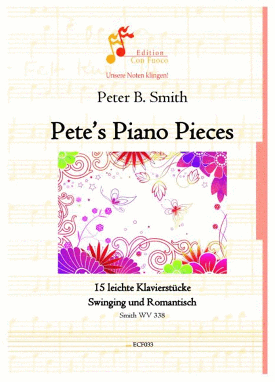 Pete's Piano Pieces WV 338 Piano Solo scores gallery preview page 1