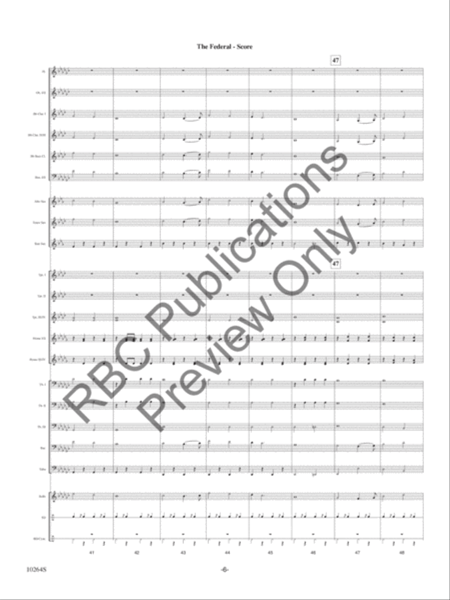 The Federal The Federal Concert Band scores gallery preview page 8