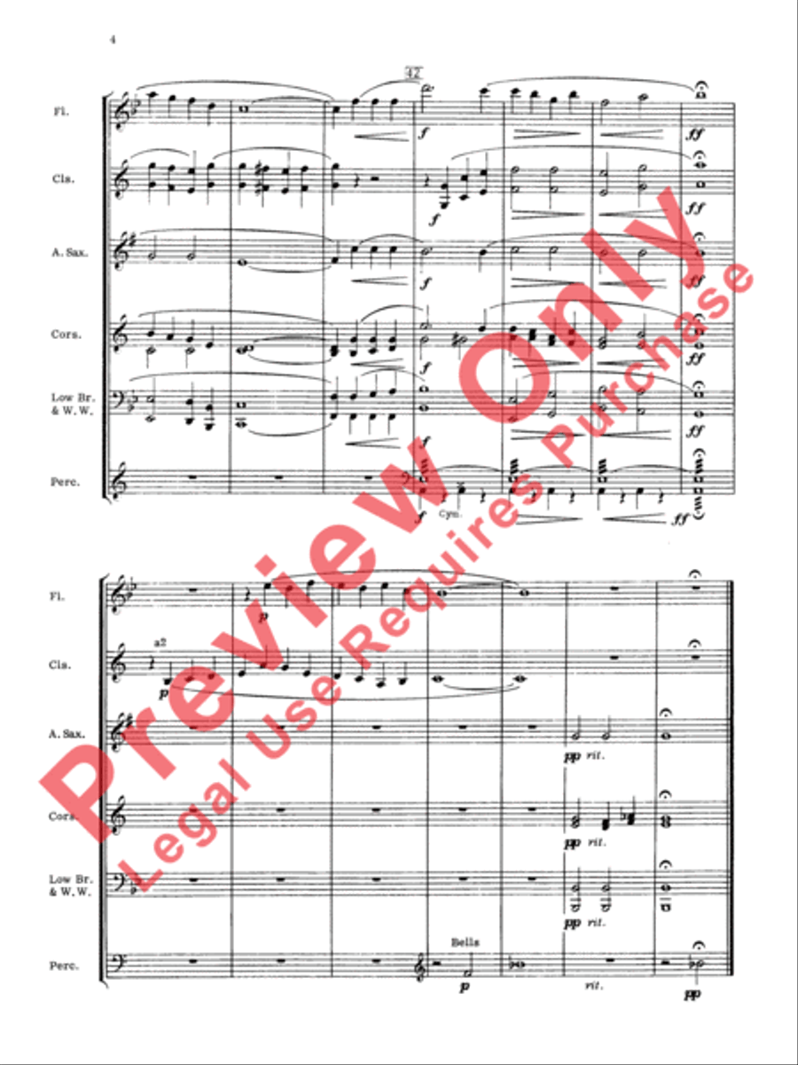 Londonderry Air Londonderry Air Concert Band scores gallery preview page 7