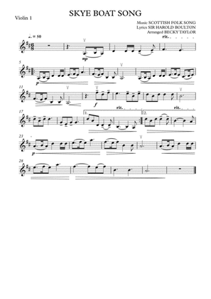 Skye Boat Song - String Quartet