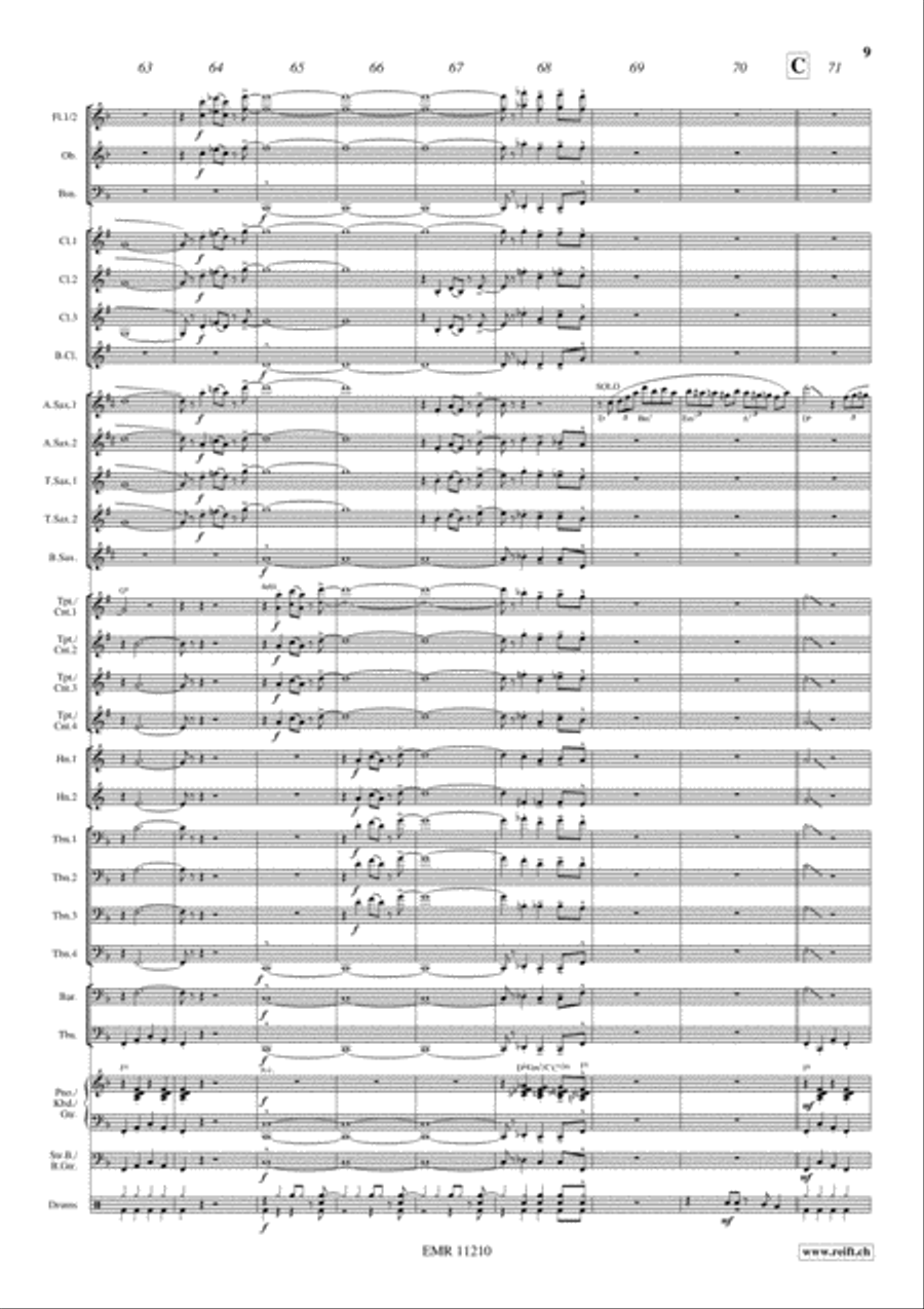 Horny Concert Band scores gallery preview page 10