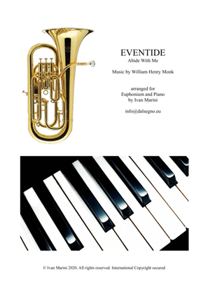 Book cover for EVENTIDE (Abide With Me) - for Euphonium and Piano