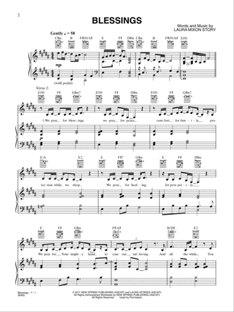 Blessings Small Ensemble scores gallery preview page 2