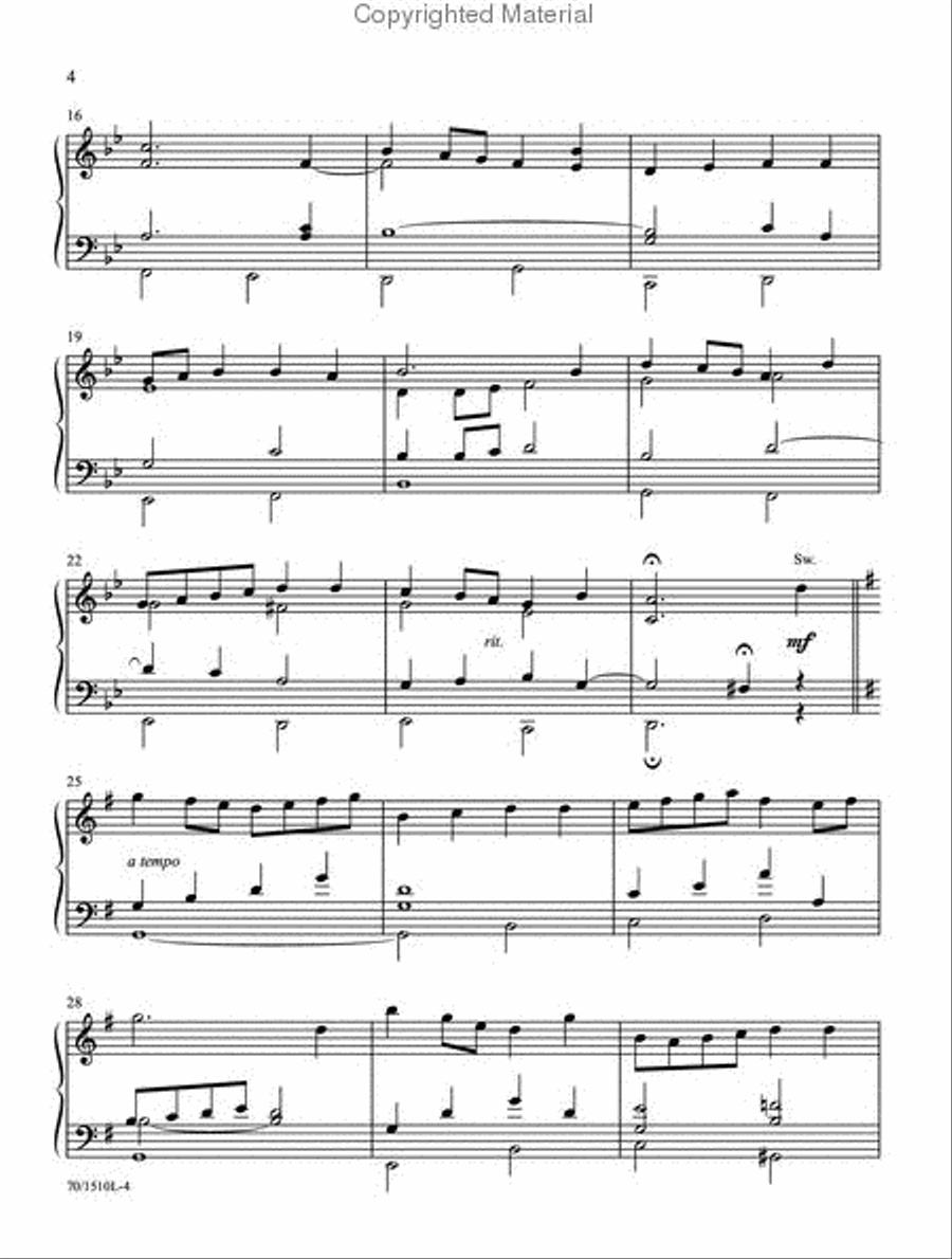 Images of the Cross Organ Solo scores gallery preview page 3