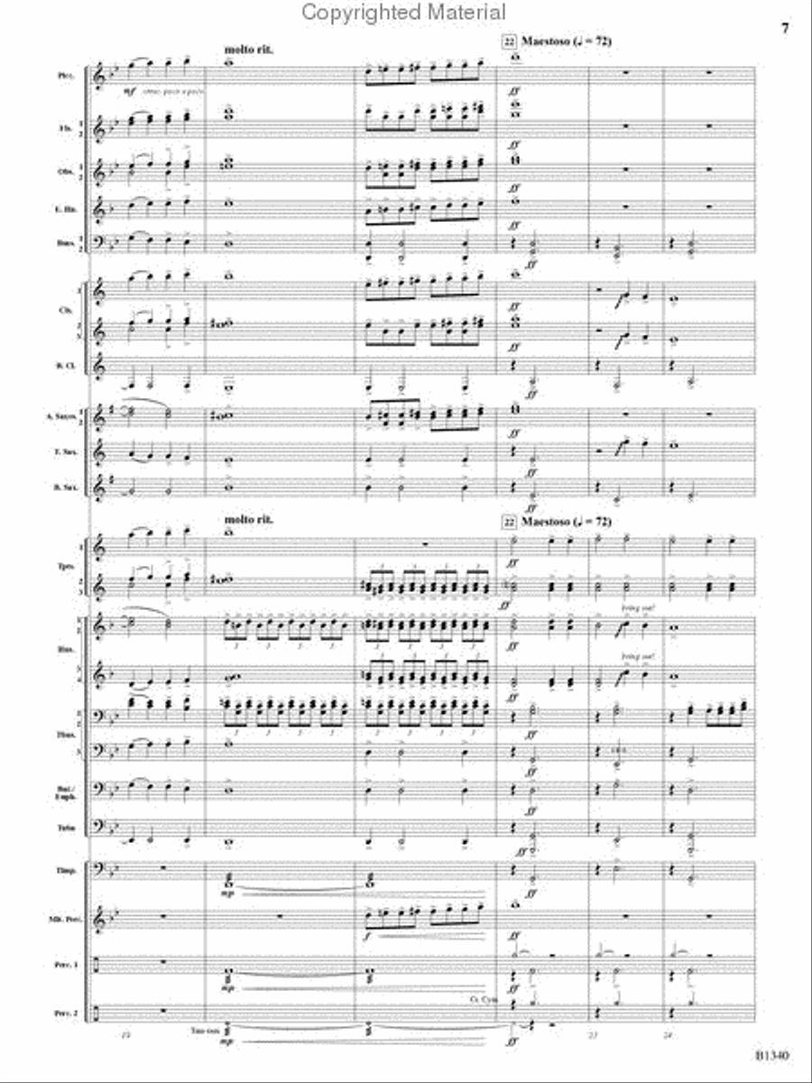 Winged Victory Concert Band scores gallery preview page 5