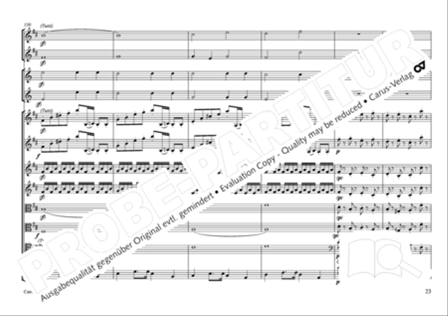 Concertone in D major Horn scores gallery preview page 24