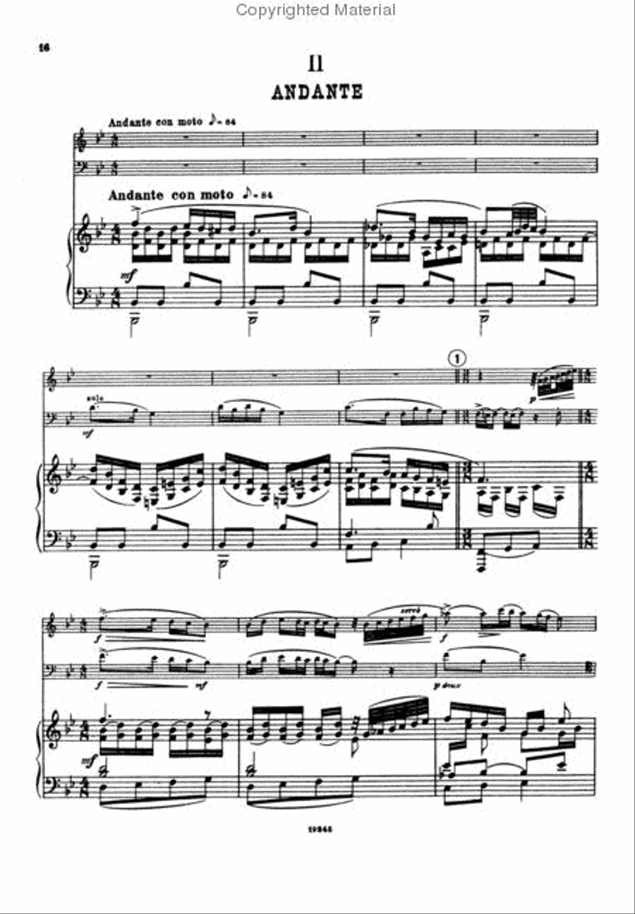 Trio for Piano, Oboe and Bassoon Bassoon scores gallery preview page 3