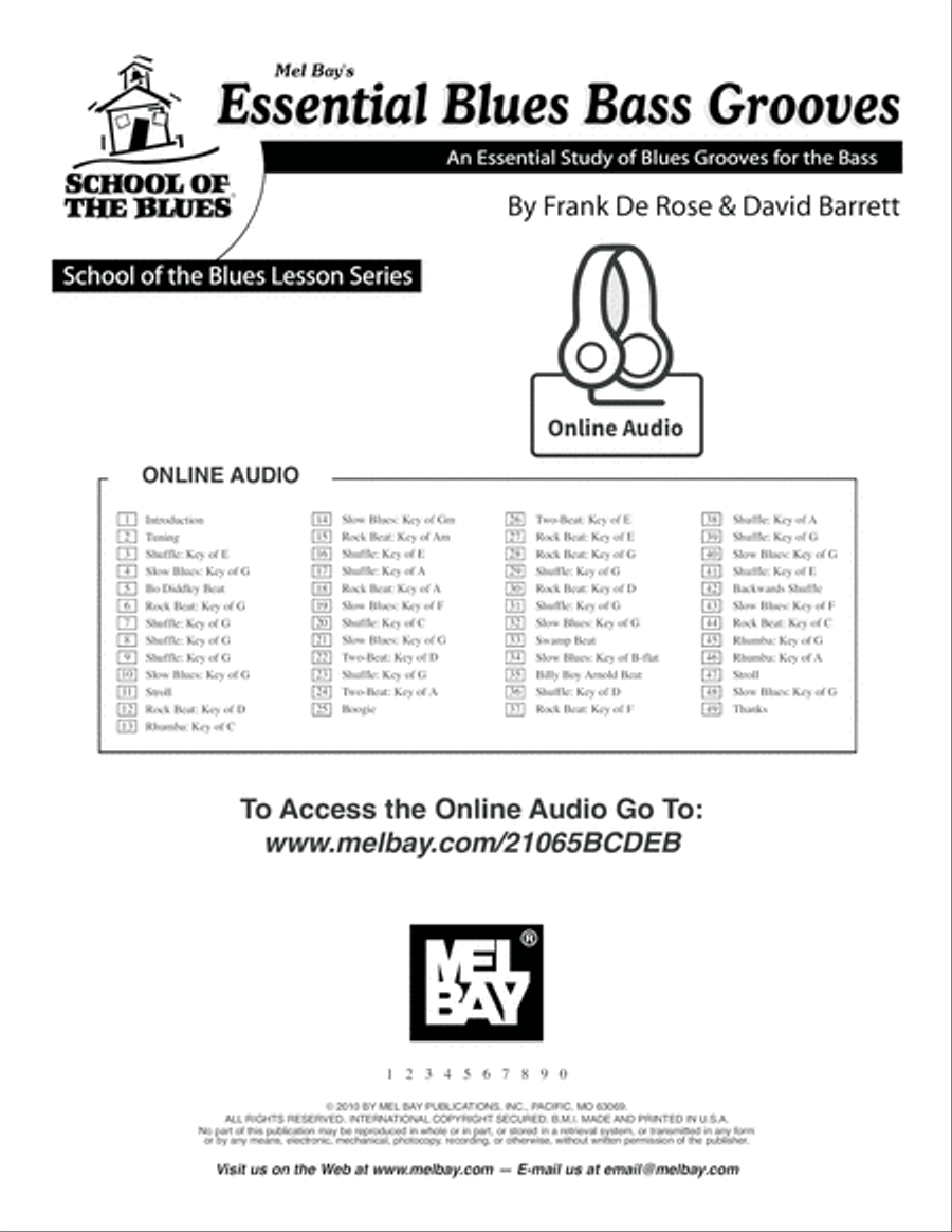 Essential Blues Bass Grooves Bass Guitar scores gallery preview page 2