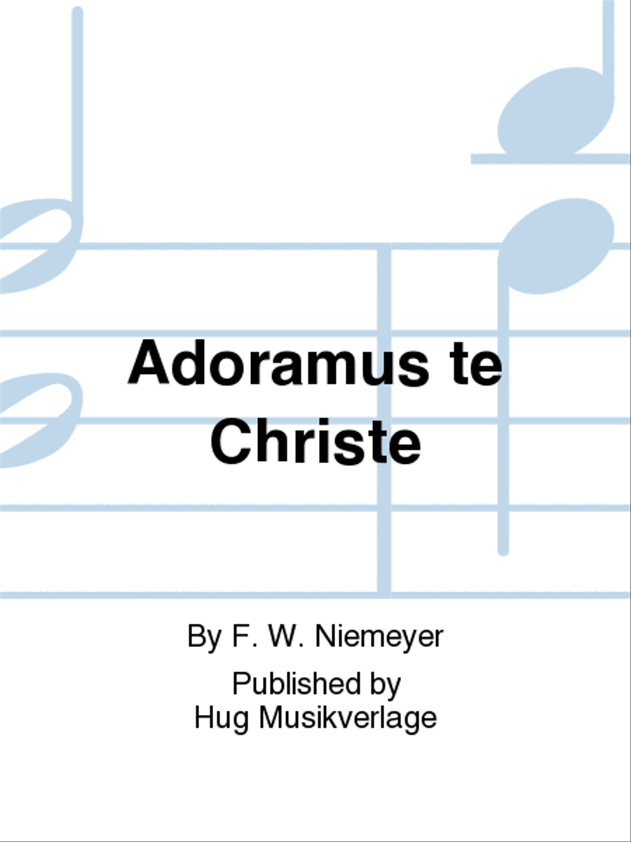 Adoramus te Christe Adoramus te Christe SSAATTBB scores gallery preview page 1