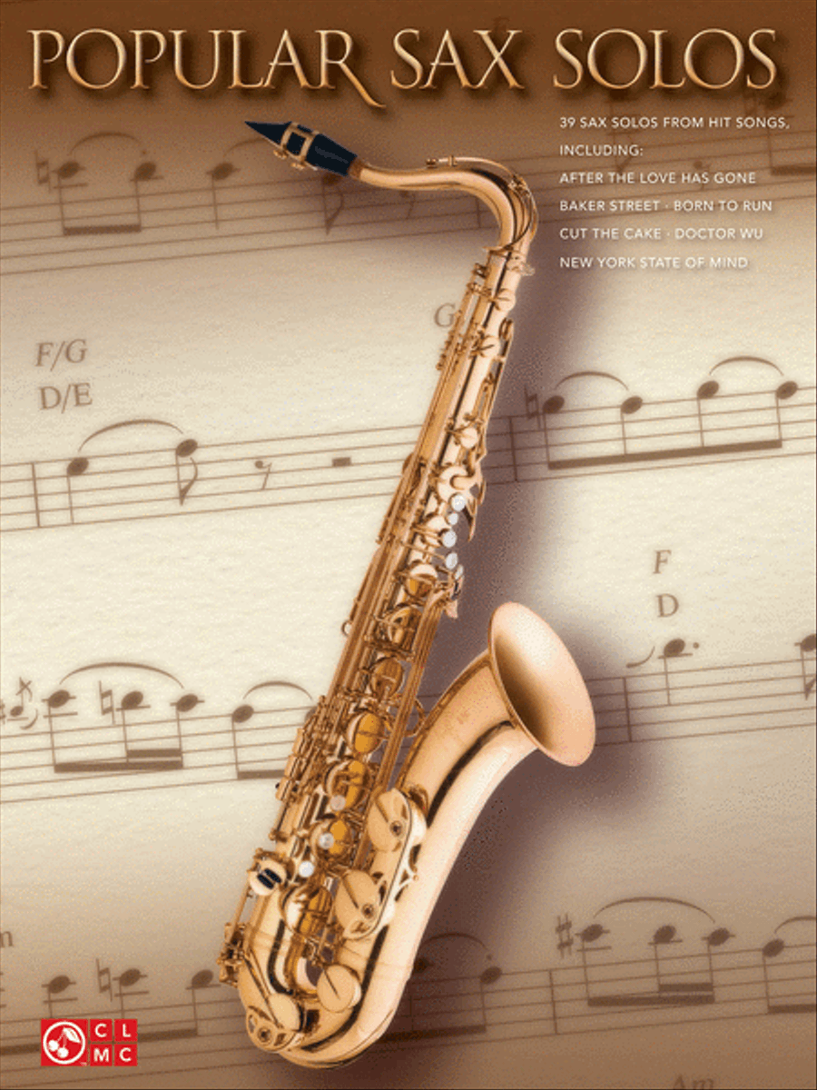 Popular Sax Solos Saxophone Solo scores gallery preview page 1