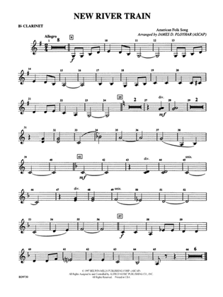 New River Train (American Folk Song): 1st B-flat Clarinet