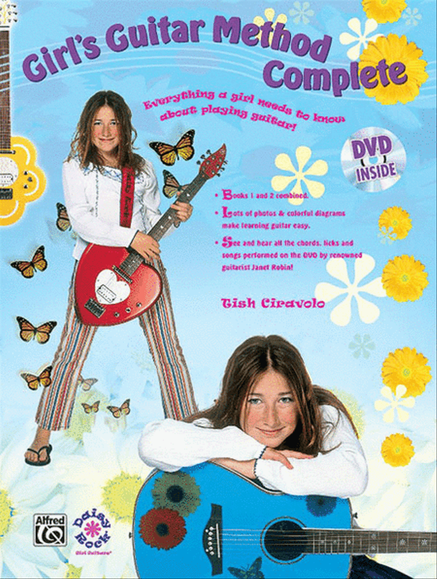 Girl's Guitar Method Complete (Book & DVD with hard case) Easy Guitar scores gallery preview page 1