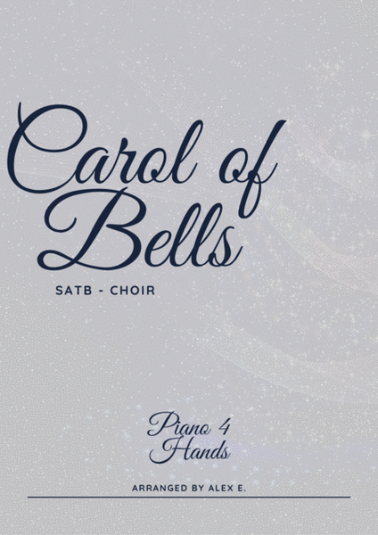 Carol of the Bells for Piano Duet (4 Hands) image number null